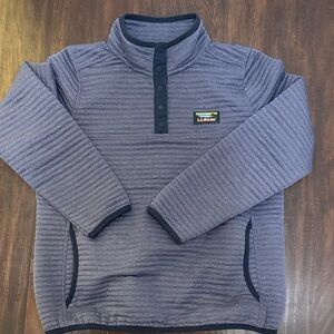 L.L. Bean Airlight Snap Pullover